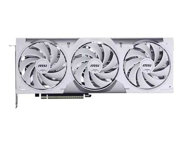 微星首款背插显卡发布：纯白、看不到一根线