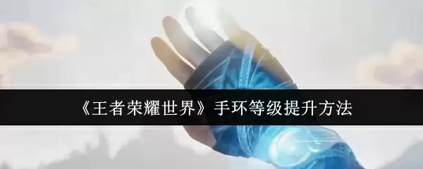 《王者荣耀世界》手环等级提升方法