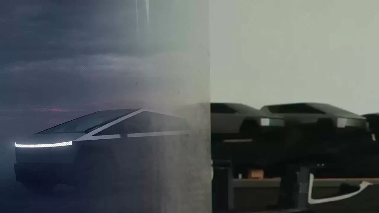 Cybertruck衍生车型概念模型