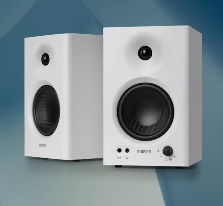 京东自营 336 元 3 期免息:漫步者 MR4 监听音箱 11.11 国补新低