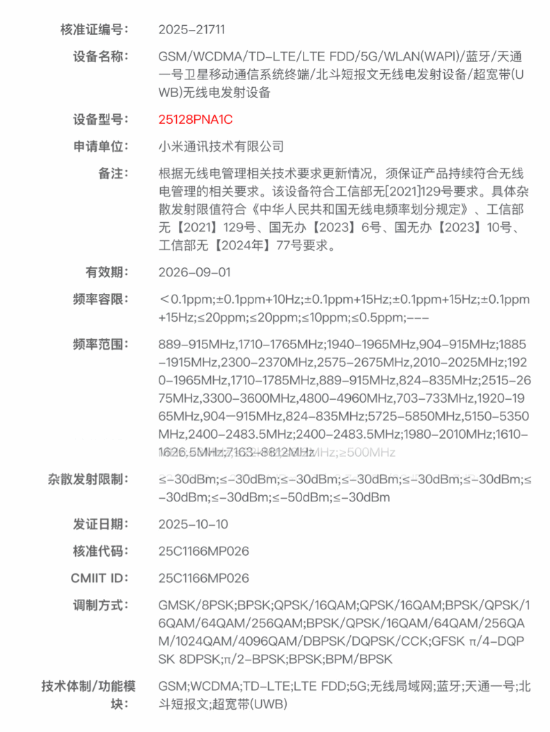 小米17
