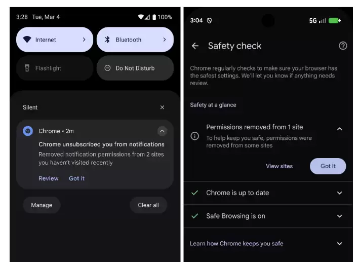 谷歌测试Chrome免打扰功能