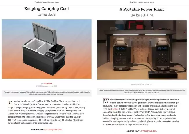 正浩EcoFlow入《时代》最佳发明，OCEAN