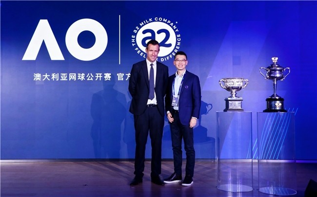 a2成为澳网120年历史上首家官方牛奶合作伙伴，共创大满贯健康体验