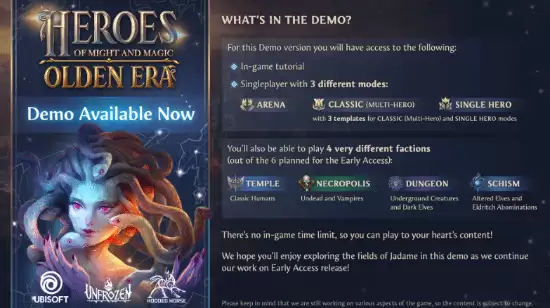 英雄无敌：上古纪元试玩上线Steam，2026年迎正统前传抢先体验