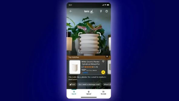亚马逊Lens Live功能示意图