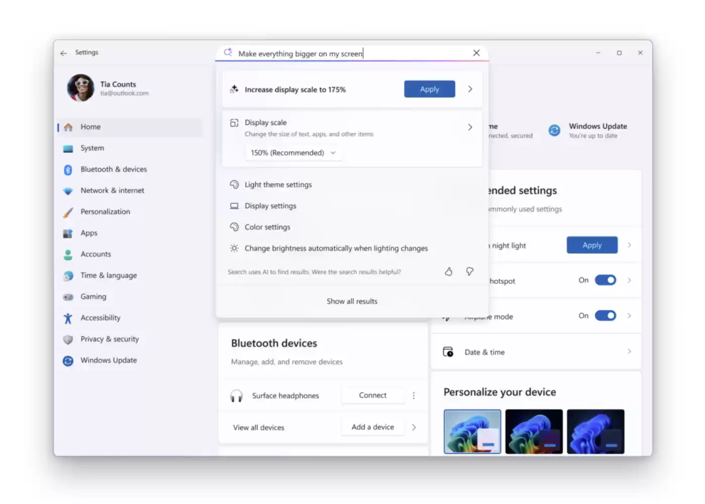 微软推 Win11 Beta / Dev 26x20.6780 预览版:系统设置新增 AI 助理、“运行”功能引入深色模式