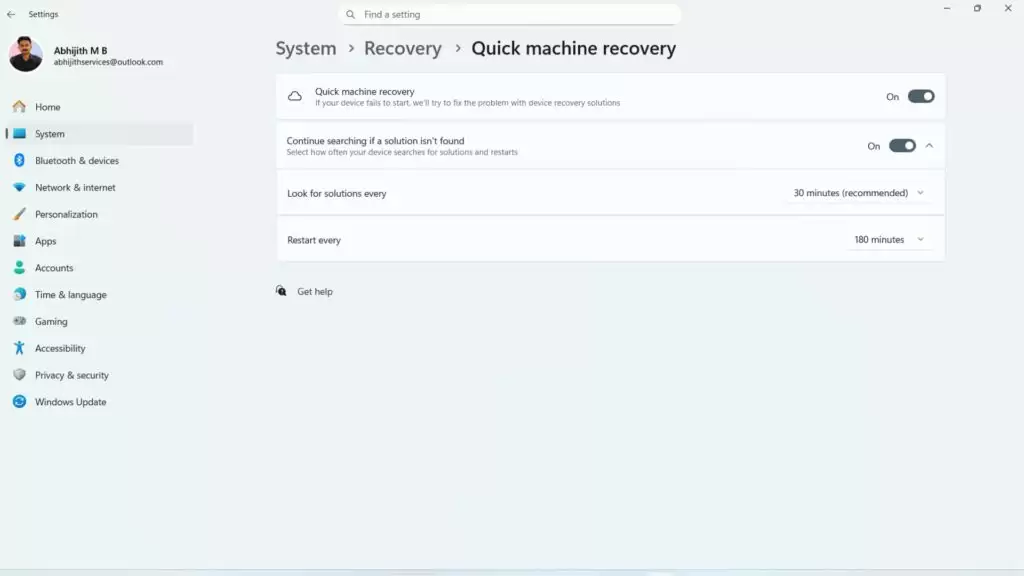 系统修复示意图