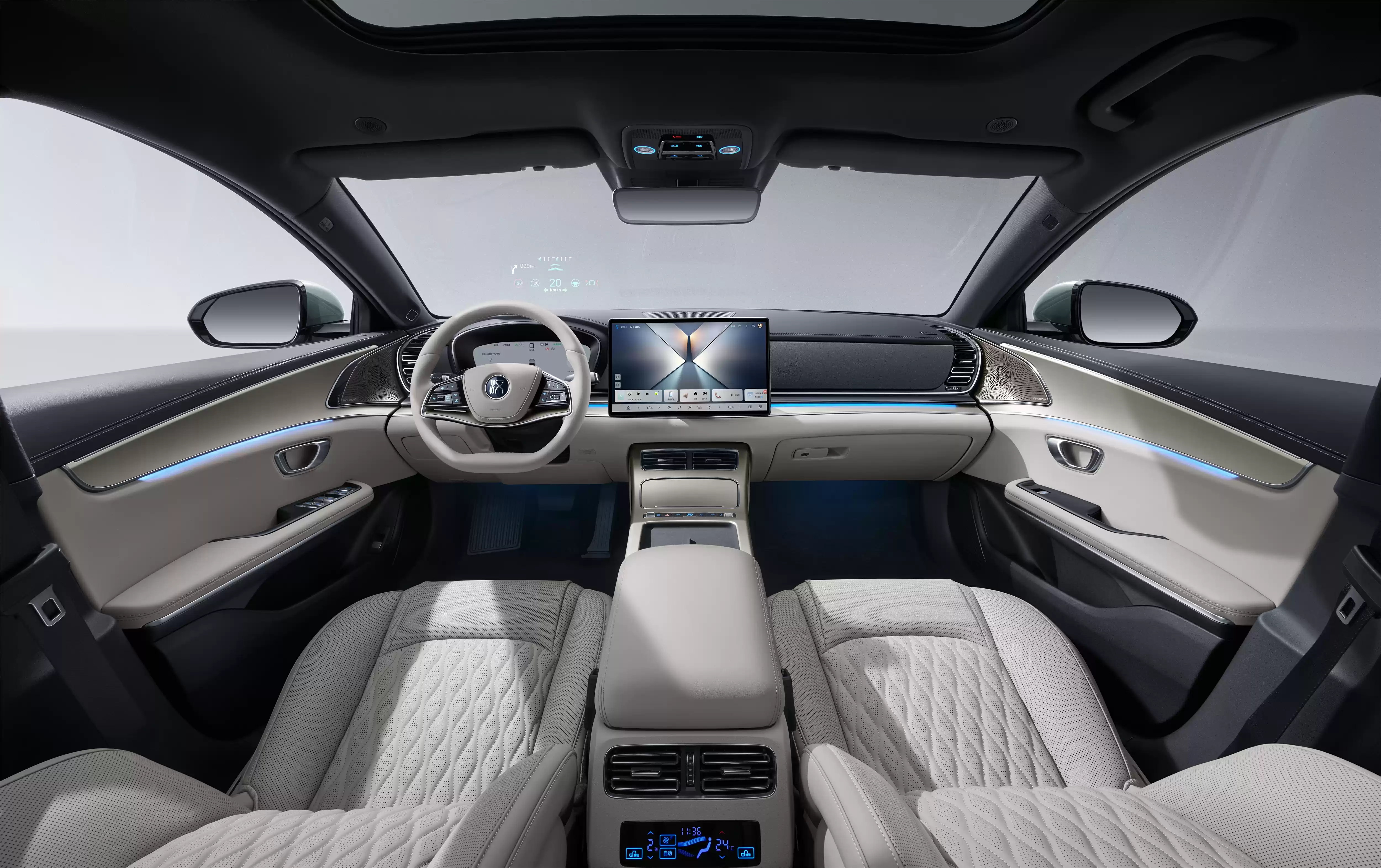 比亚迪汉长续航版内饰