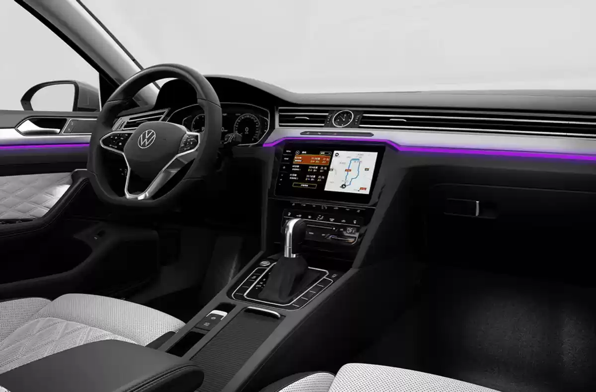 迈腾380内饰细节