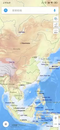 船讯网app海区查看方法