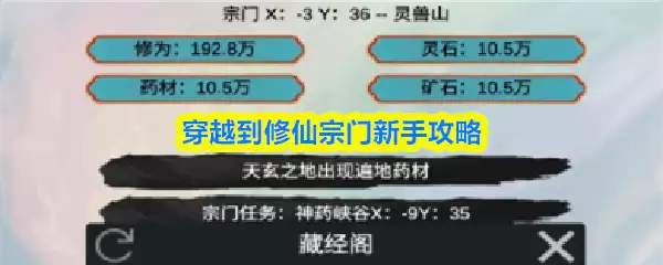 穿越到修仙宗门新手攻略
