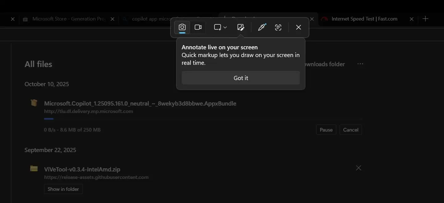 Win11截屏新功能上线：支持实时标注