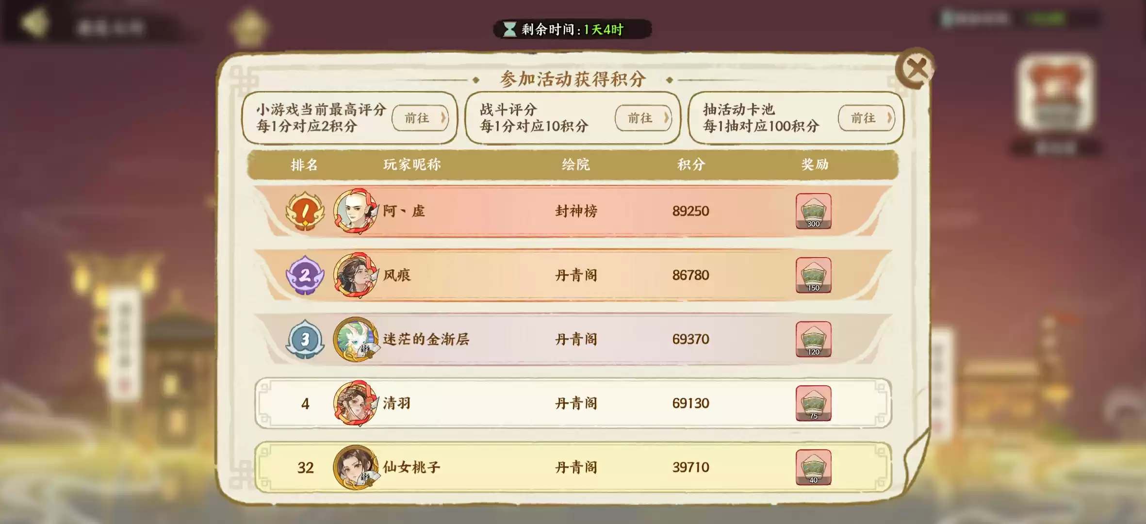 绘世录活动排期及介绍