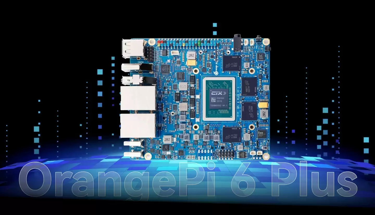 迅龙香橙派发布OrangePi 6 Plus：12核CPU+45TOPS AI算力
