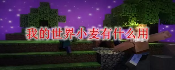 我的世界小麦用途图示