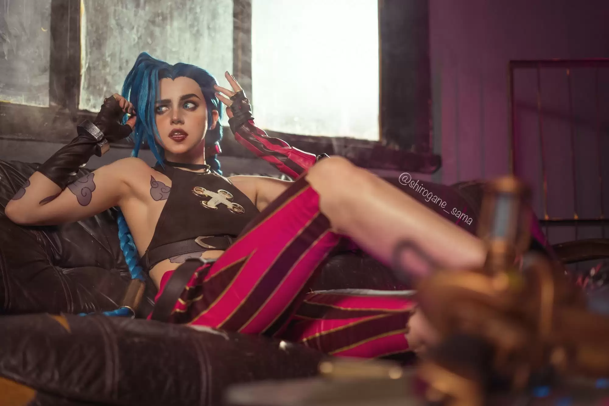 小岛严选！美女Coser金克丝庆《双城之战》第二季