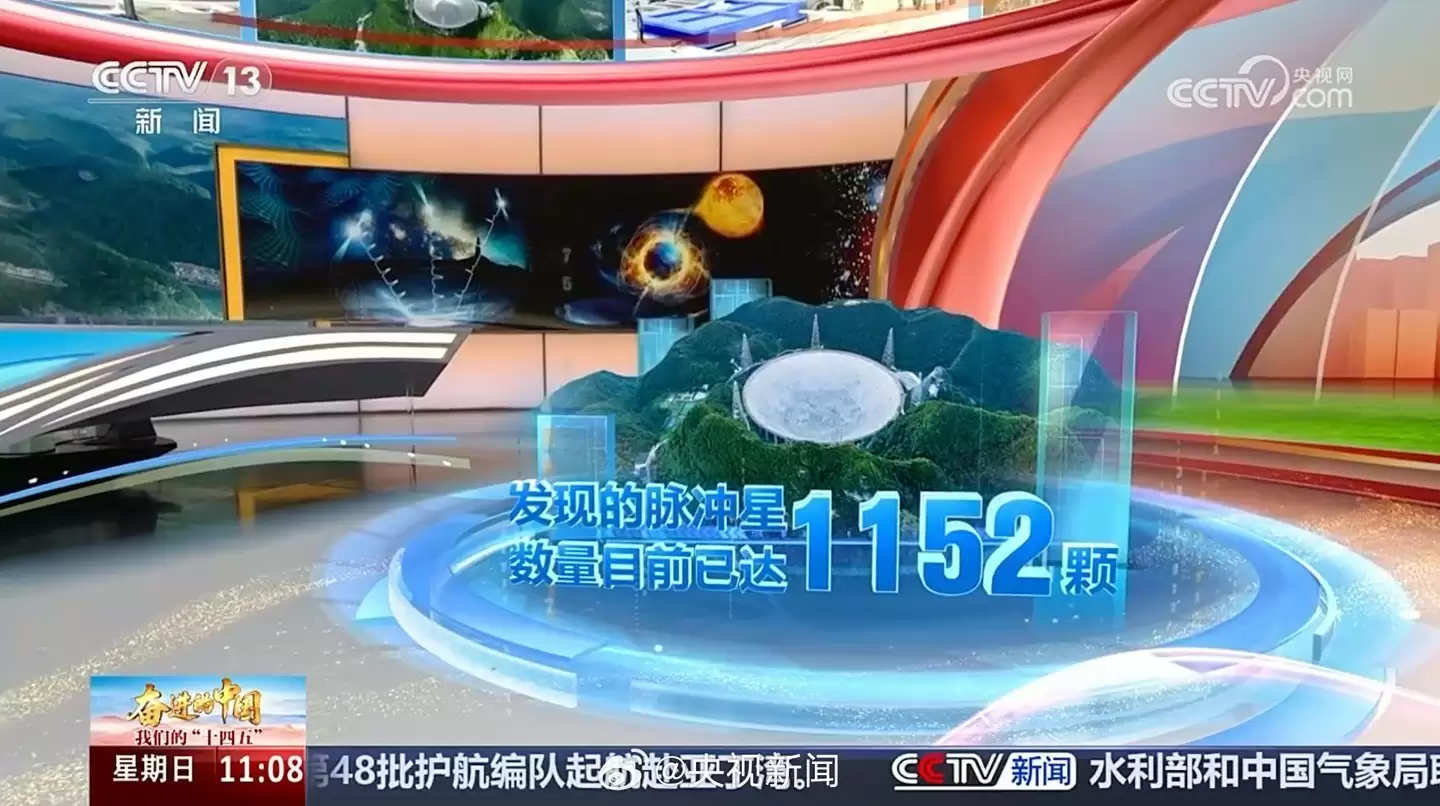 中国天眼FAST累计发现脉冲星1152颗