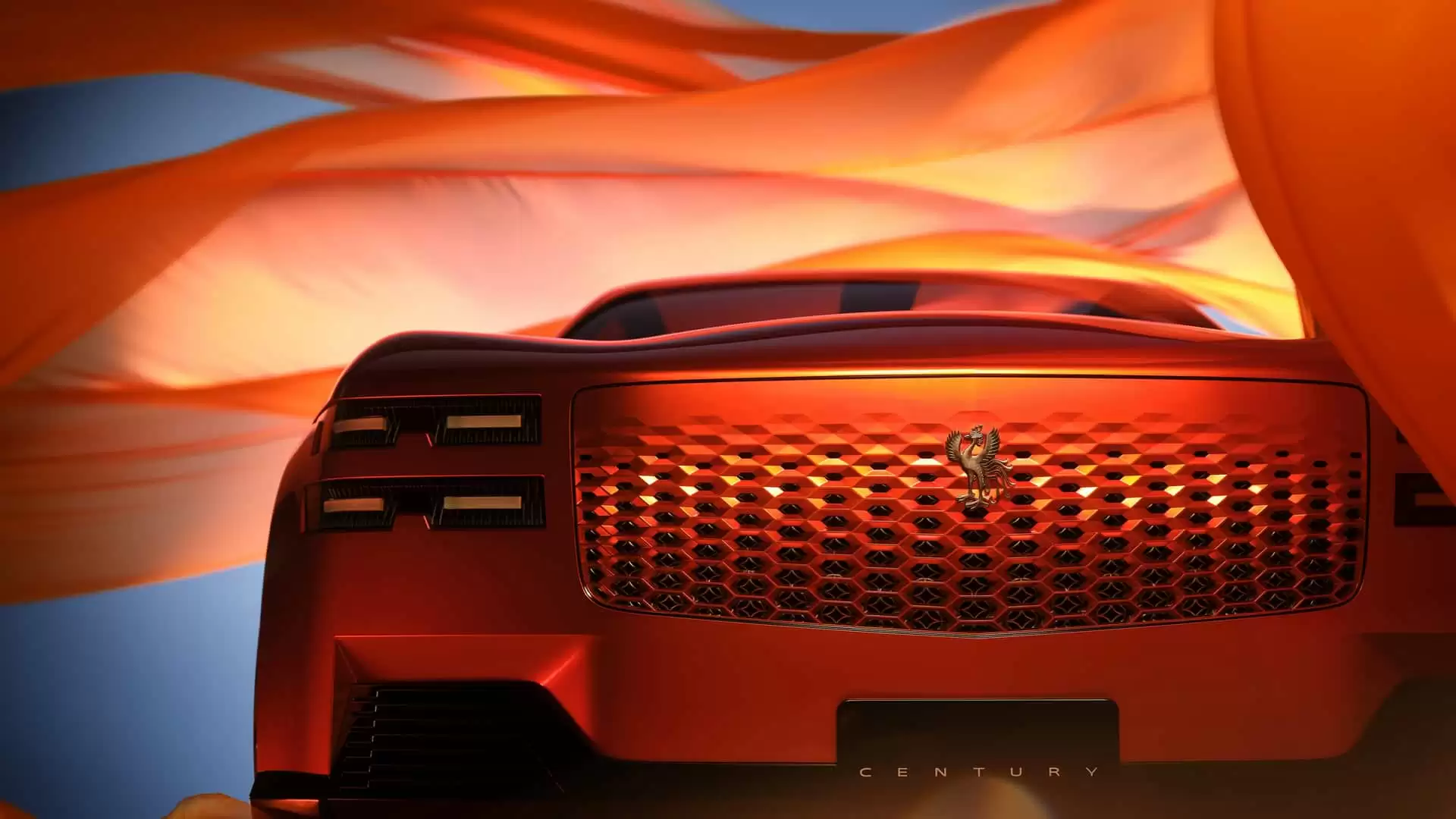 世纪轿跑概念车细节特写