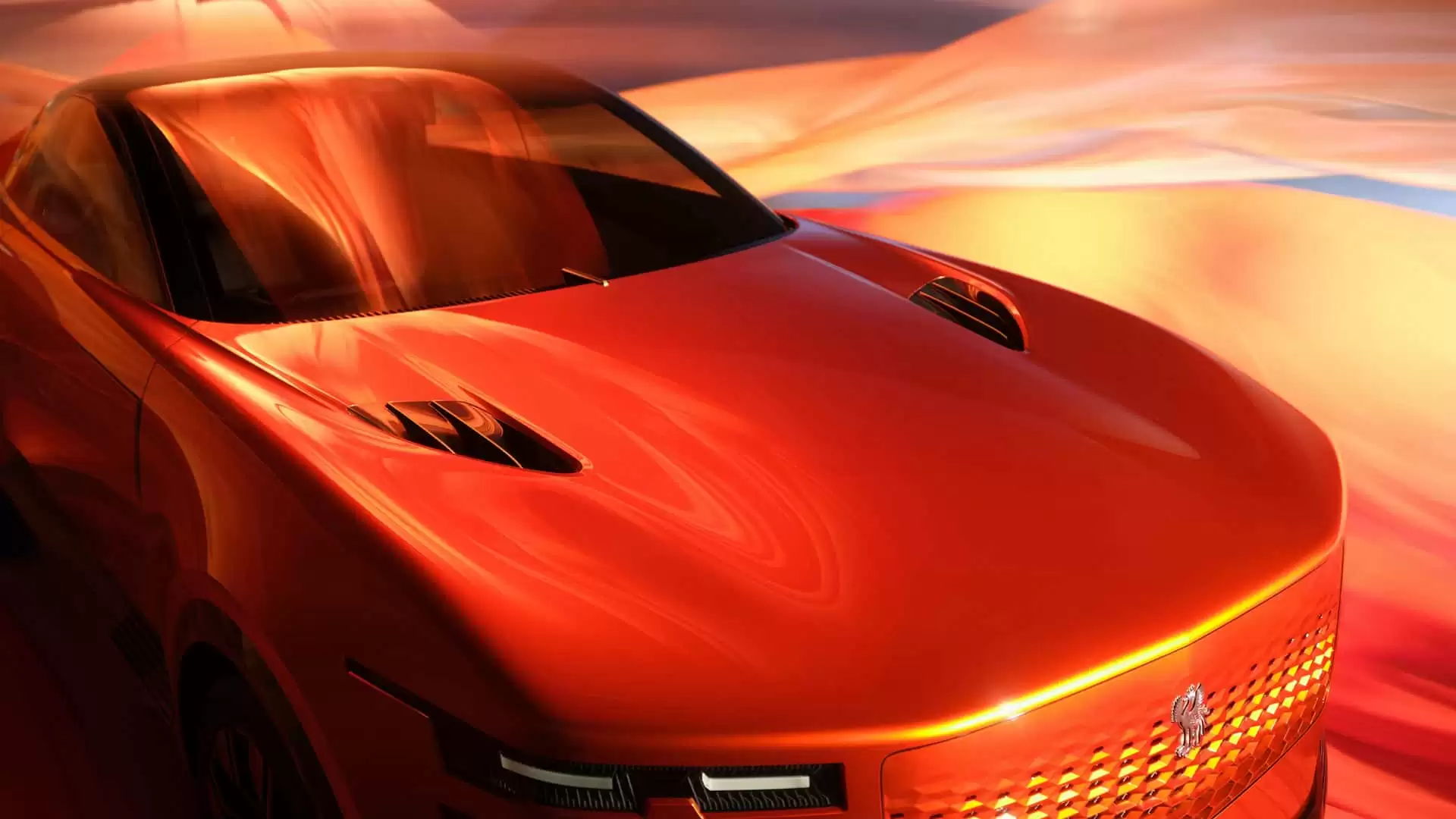 世纪轿跑概念车侧面视角