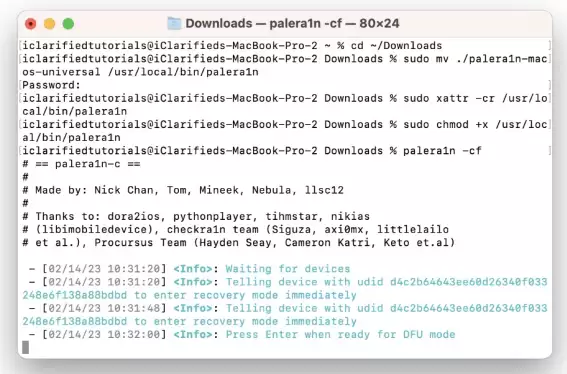 如何使用palera1n越狱？palera1n越狱 iOS 15.0 - 16.3.1教程