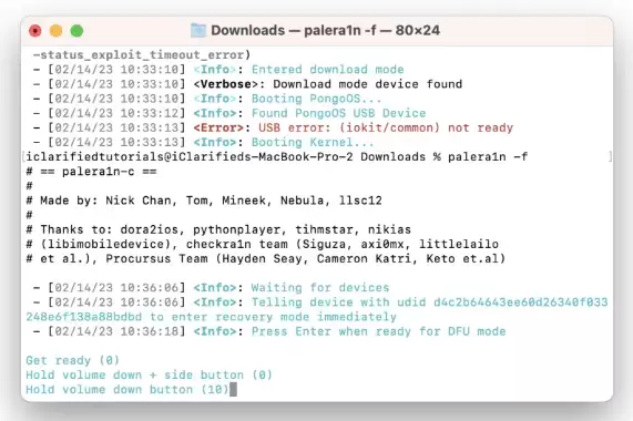如何使用palera1n越狱？palera1n越狱 iOS 15.0 - 16.3.1教程