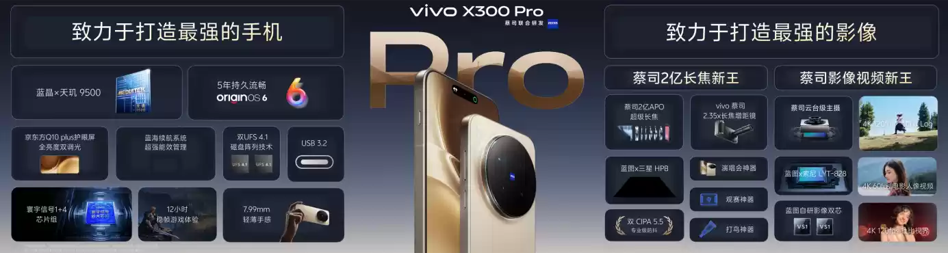 巨出片 出巨片，vivo X300系列发布，售价4399元起