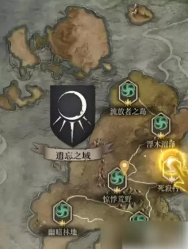 隐村入口示意图