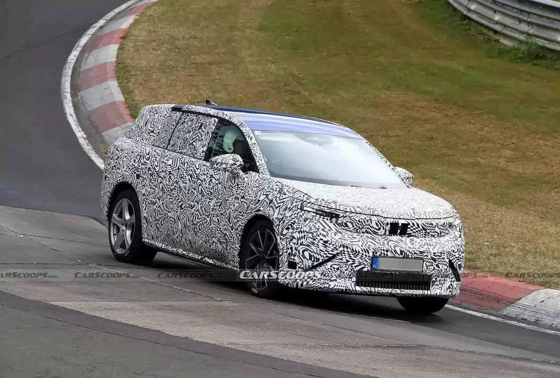 斯柯达全新纯电动SUV测试谍照