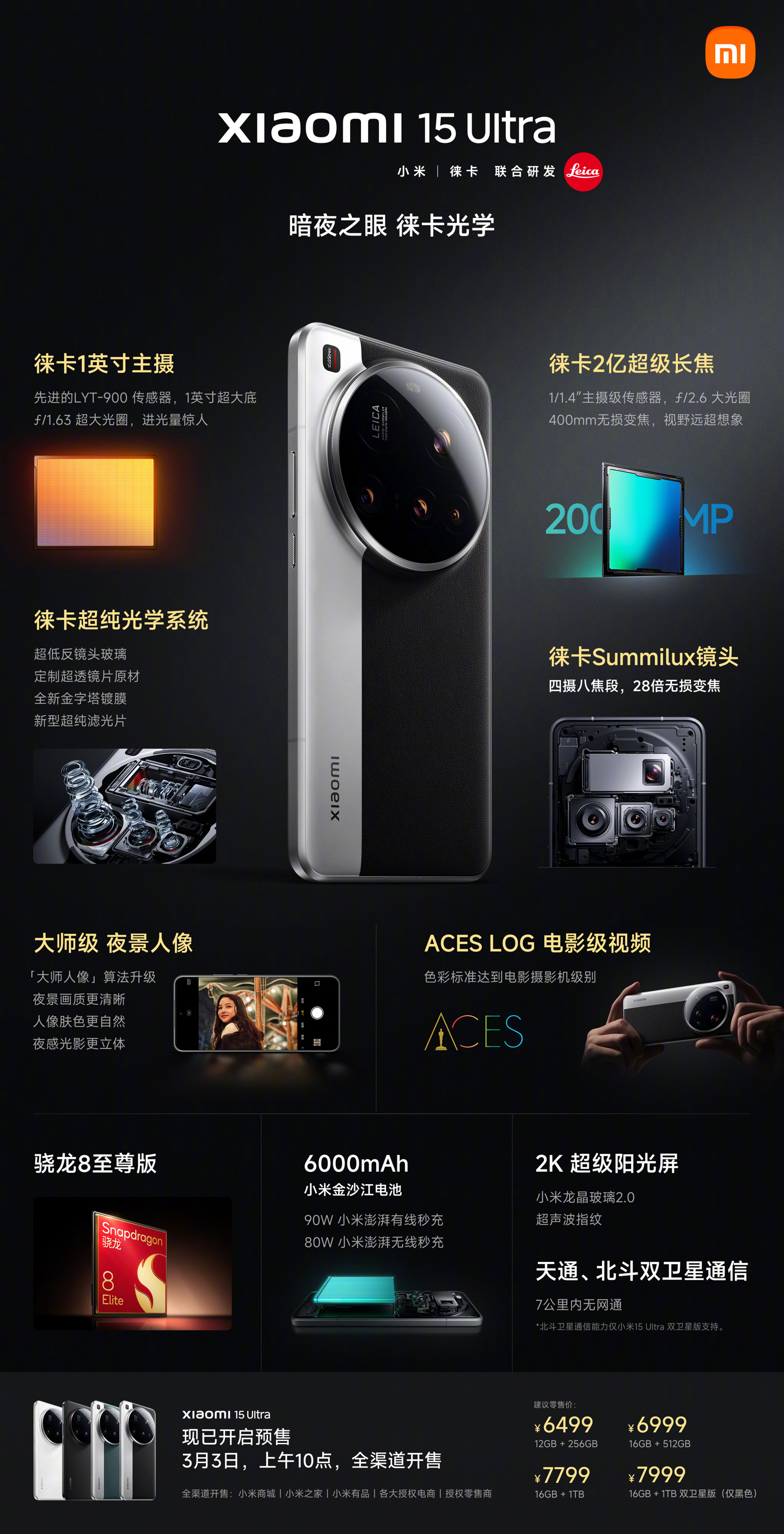 6999 → 4969 元：小米 15 Ultra 手机 24 期免息随时结束