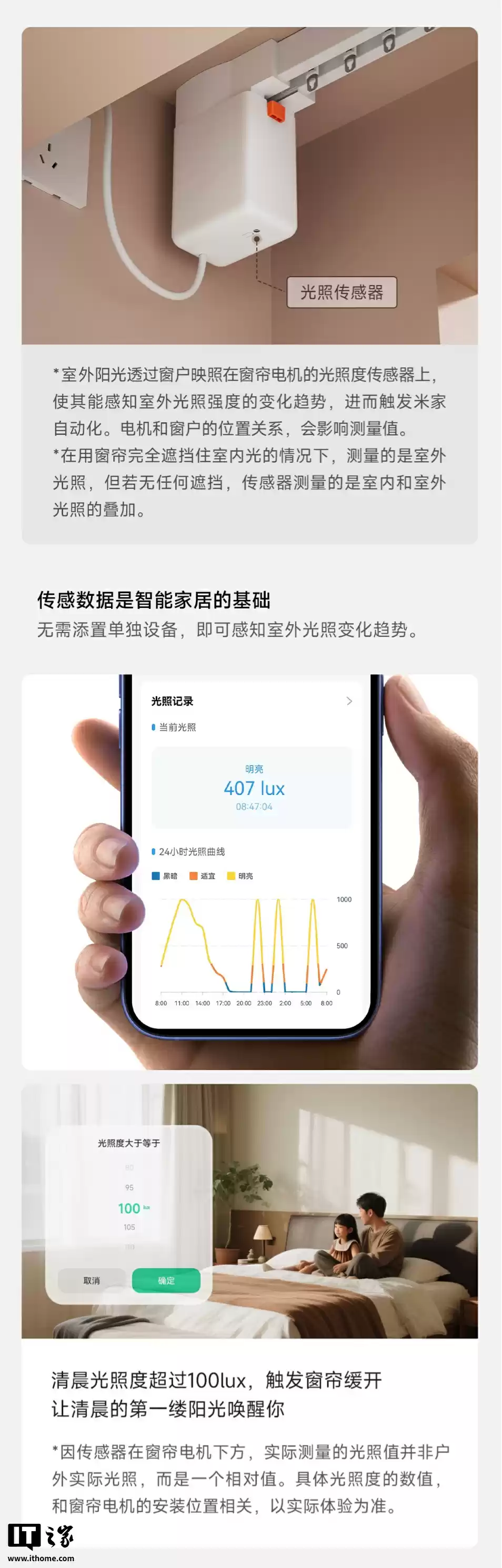 领普推出隐藏式窗帘电机