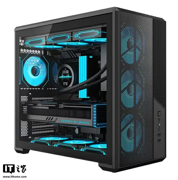 先马推出巨浪系列机箱：可选一体式曲面玻璃侧板，329 元起