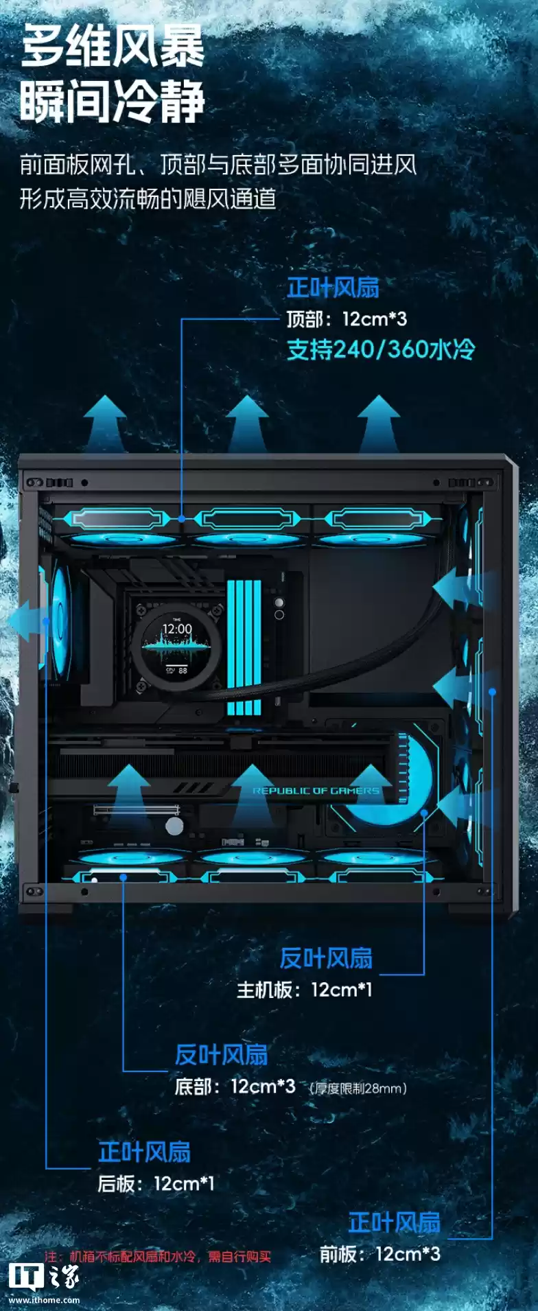 先马推出巨浪系列机箱：可选一体式曲面玻璃侧板，329 元起