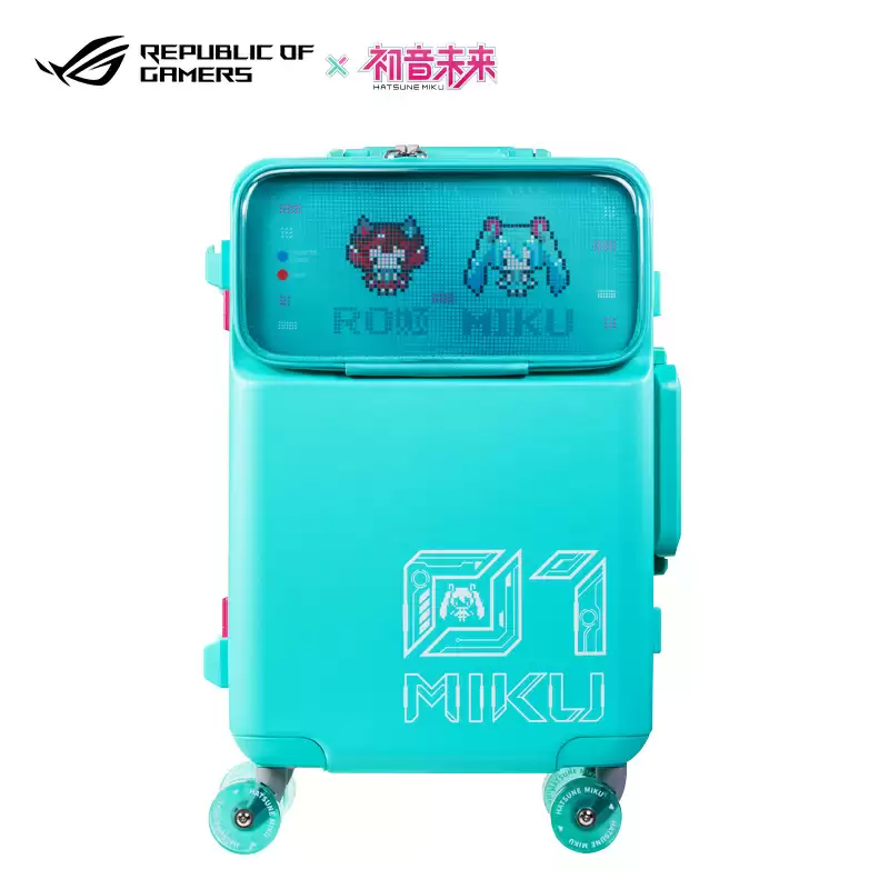 华硕推出多款初音未来联名周边，含旅行箱、键盘音乐盒、毛绒挂件