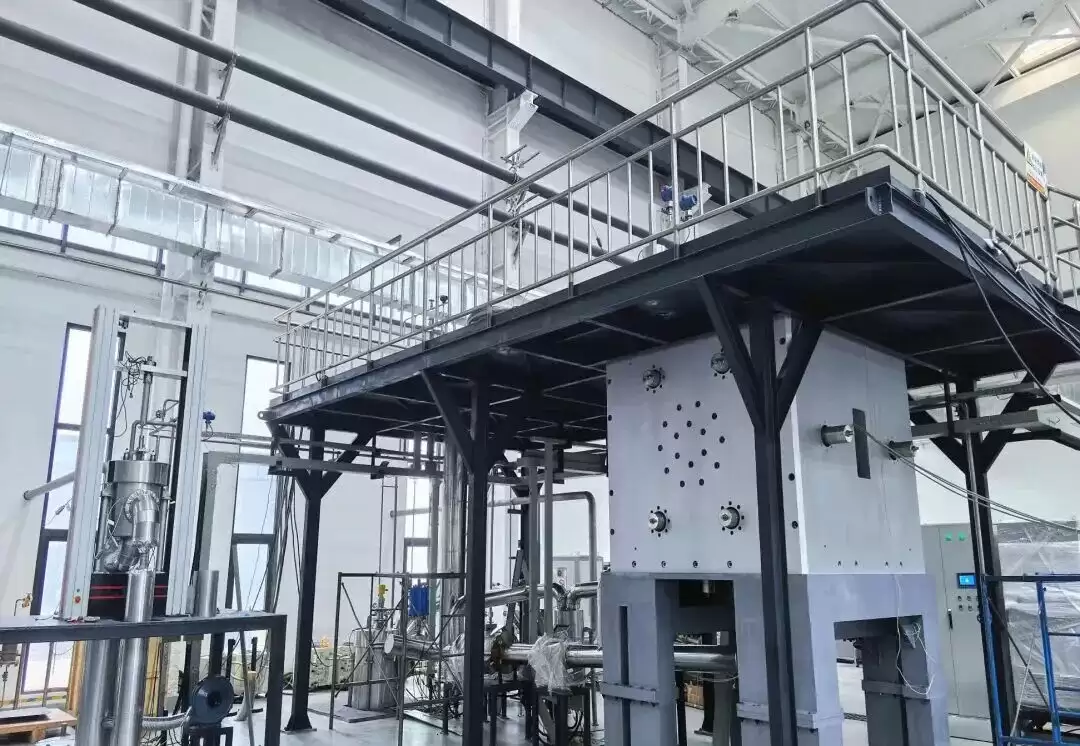 中核集团在核聚变能量导出关键技术领域取得重大突破，能量导出热工实验台架全面建成