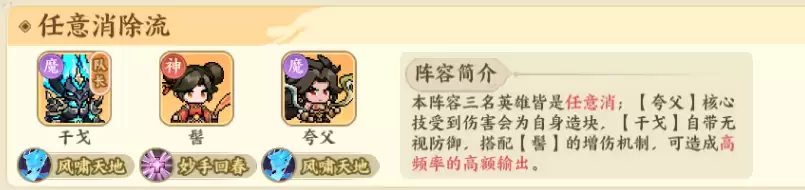 山海幻境攻防均衡流阵容搭配及角色获取分享