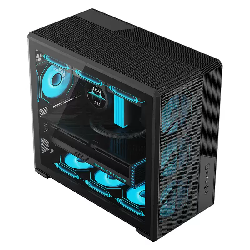 先马推出巨浪系列机箱：可选一体式曲面玻璃侧板，329 元起