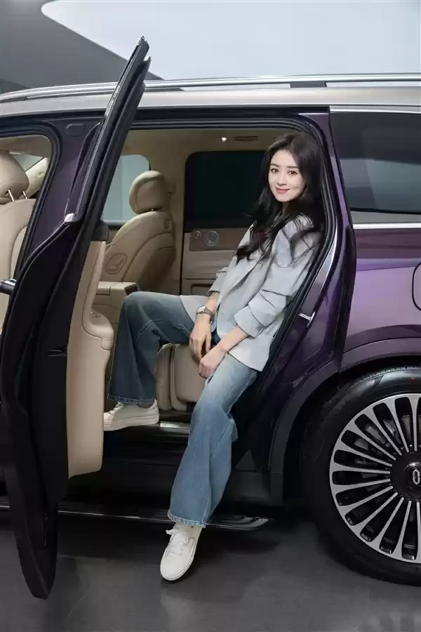 演员蒋欣成问界M9车主:选了银境紫全新配色