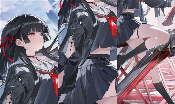 《鸣潮》黑长直JK少女千汐立绘公布：玩家直呼女神我爱你