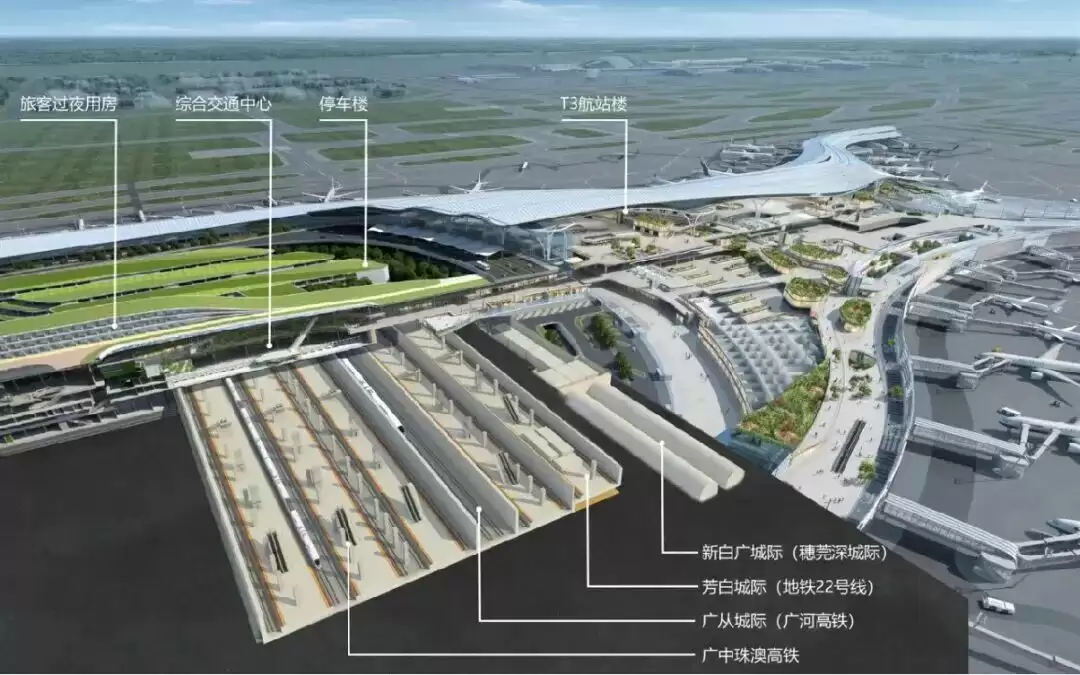 广州白云国际机场 T3 航站楼年底投运，将推全国首个开放式观景台
