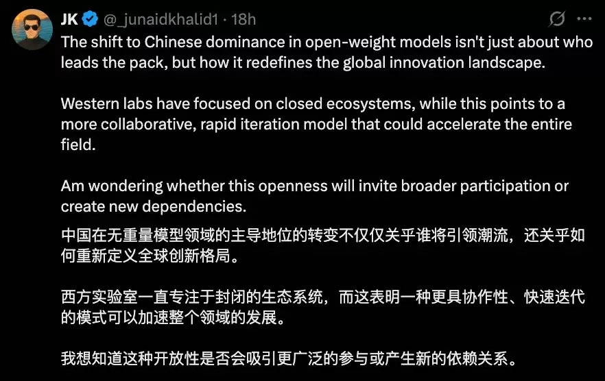 开源 AI 模型 TOP5，被中国厂商包圆