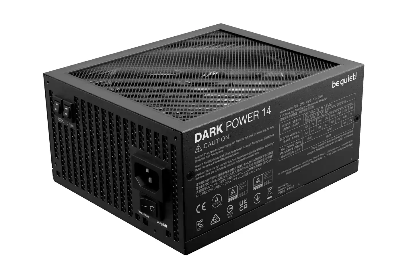 双钛金认证 95.6% 峰值效率，be quiet! 推出旗舰 ATX 电源 Dark Power 14