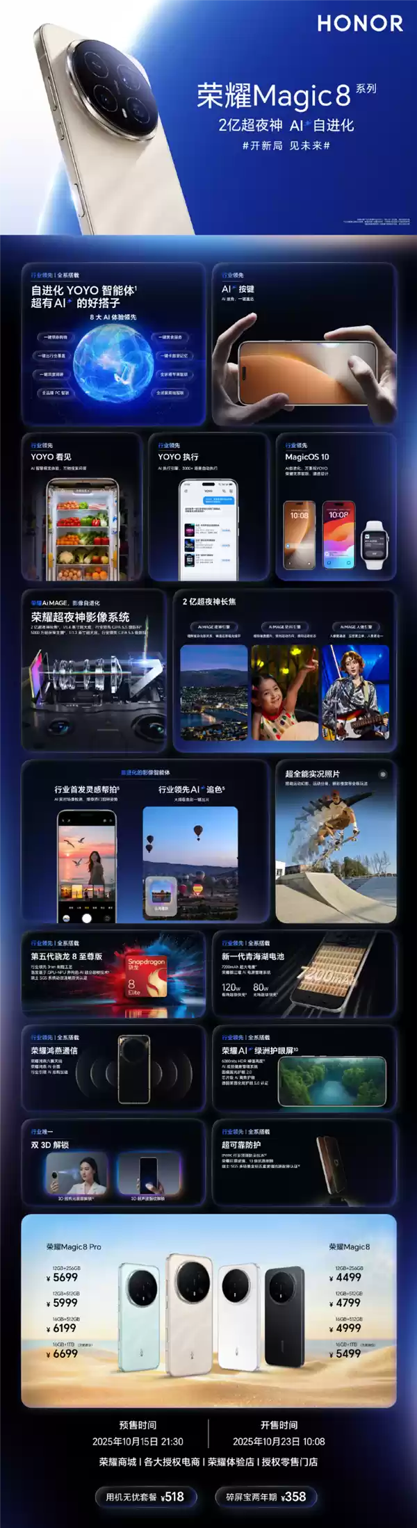 荣耀方飞：荣耀Magic8就是最爆标准版+Pro版具备Max版实力