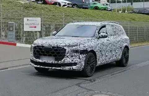 奥迪SQ9纽北测试谍照曝光 预计2026年发布