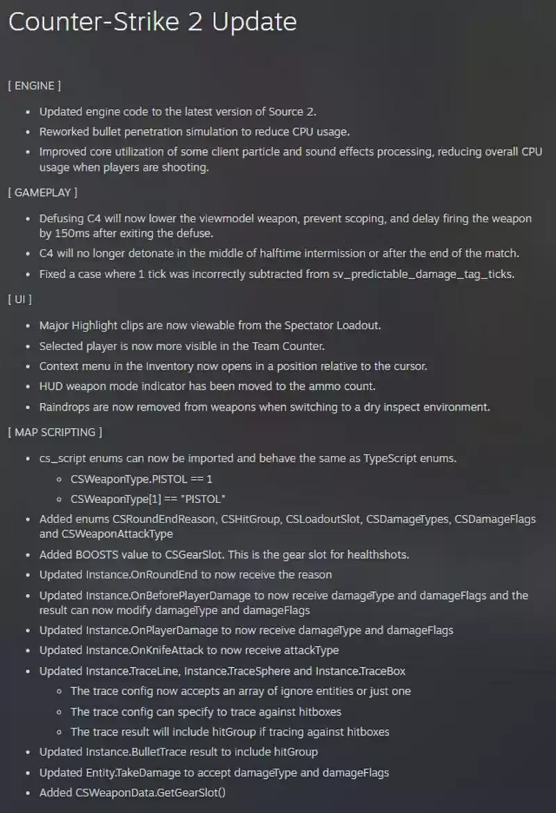 CS2重磅10.15更新！Source 2引擎升级+边拆边架终结，拆弹机制全面革新！