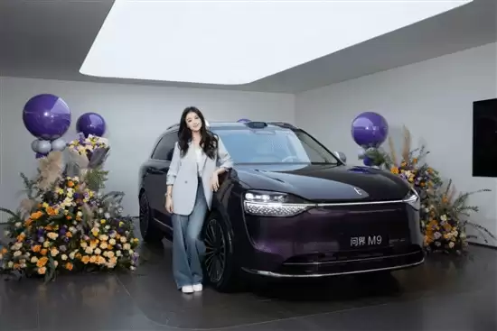 蒋欣提问界M9，明星青睐的科技豪华之选