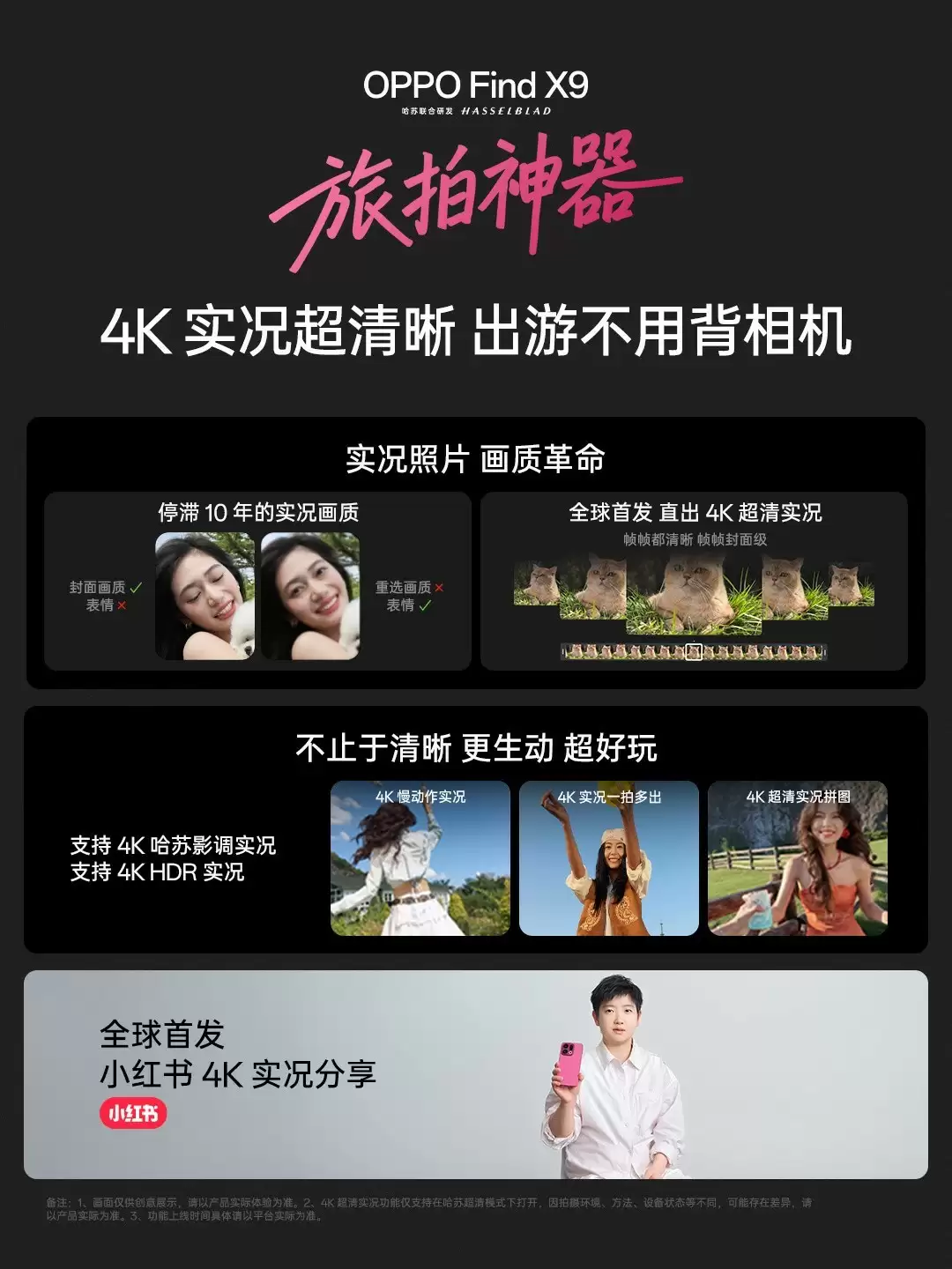 帧帧都是封面级 OPPO Find X9首发的4K超清实况