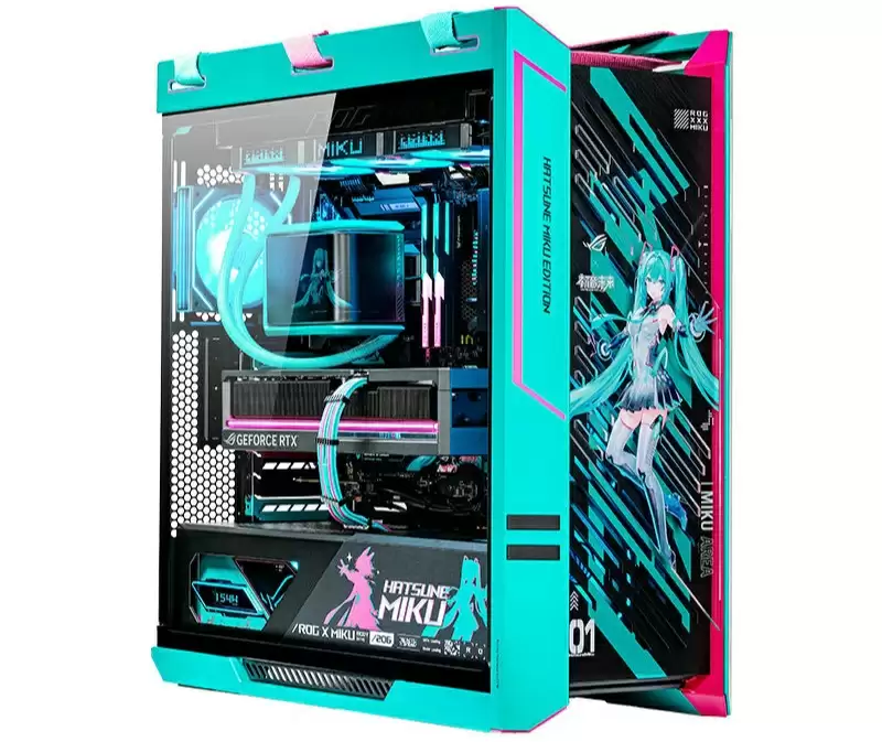 华硕 ROG 初音未来联名主机今晚 1 元拍卖：搭载 R9 9950X3D + RTX 5080，赠 AMD 苏姿丰亲笔签名照