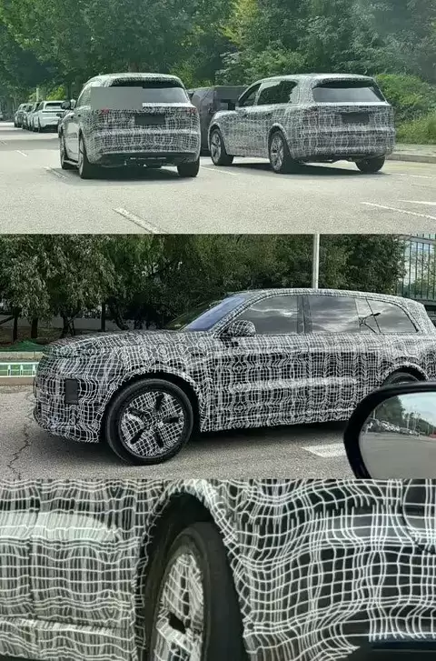 理想L9测试车曝光或将搭载后轮转向+续航突破400公里