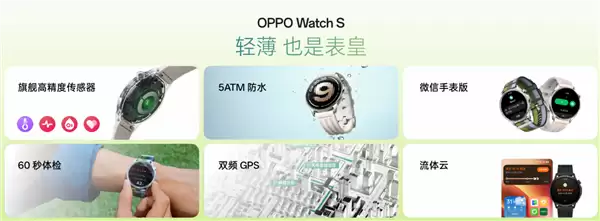 史上最薄智能圆表 OPPO Watch S发布：1299元起